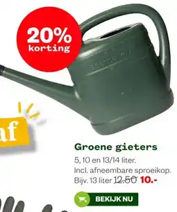 Welkoop Groene gieters aanbieding