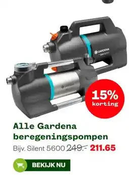 Welkoop Alle Gardena beregeningspompen aanbieding