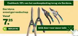 Welkoop Gardena snoeigereedschap aanbieding