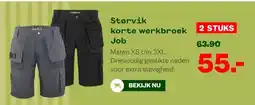 Welkoop Størvik korte werkbroek job aanbieding