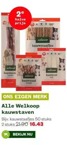 Welkoop Alle Welkoop kauwstaven aanbieding