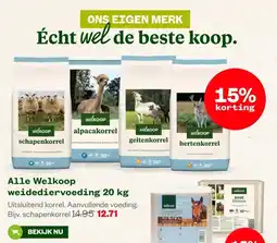 Welkoop Alle Welkoop weidediervoeding 20 kg aanbieding