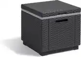 Bol.com Allibert Ice Cube – 42x42x41cm - Grafiet aanbieding