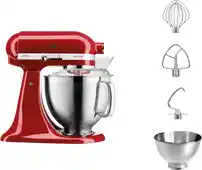 Bol.com Kitchenaid Artisan keukenmachine 4,8 liter 5KSM185PSEER - Keizerrood aanbieding