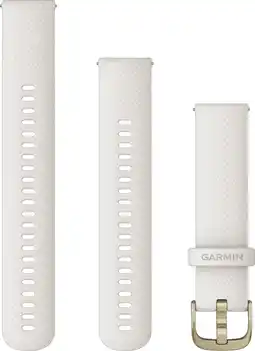 Coolblue Garmin Siliconen Bandje Crème/Goud 20mm aanbieding