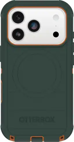 Coolblue OtterBox Defender Pro iPhone 17 Pro Back Cover met MagSafe Magneet Groen aanbieding