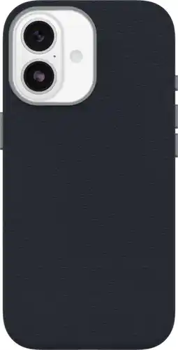 Coolblue OtterBox Symmetry iPhone 17 Back Cover met MagSafe Magneet Leer Blauw aanbieding