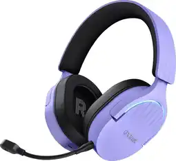 Coolblue Trust Fayzo GXT491 Draadloze PC/PlayStation headset Paars aanbieding