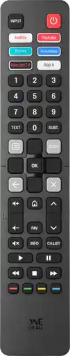 Coolblue One For All URC4916 Hisense afstandsbediening aanbieding