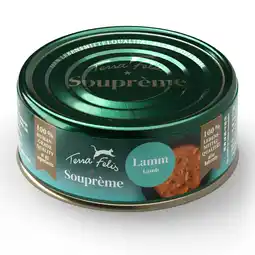 Zooplus Sparpaket 48x70g Lamm Terra Felis Soupreme Katzenfutter nass aanbieding