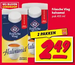Nettorama Friesche Vlag halvamel aanbieding