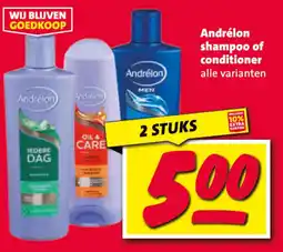 Nettorama Andrélon shampoo of conditioner aanbieding