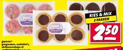 Nettorama Gwoon gangmakers, confettini's, abrikozencakejes of aardbeiengebak aanbieding