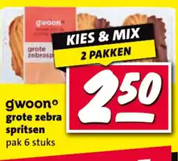 Nettorama Gwoon grote zebra spritsen aanbieding