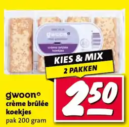 Nettorama Gwoon crème brûlée koekjes aanbieding