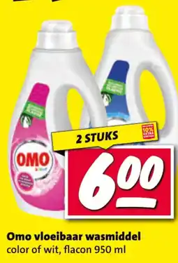 Nettorama Omo vloeibaar wasmiddel aanbieding