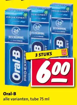 Nettorama Oral-B tube aanbieding