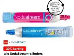 HEMA Alle SodaStream-cilinders aanbieding