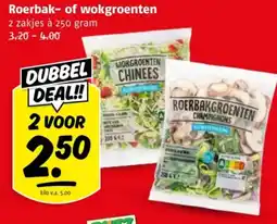 Poiesz Roerbak of wokgroenten aanbieding