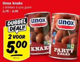 Poiesz Unox knaks aanbieding