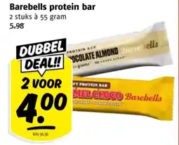 Poiesz Barebells protein bar aanbieding