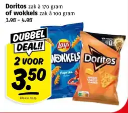 Poiesz Doritos of wokkels aanbieding
