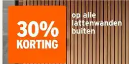 GAMMA op alle lattenwanden buiten aanbieding