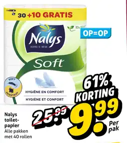Hoogvliet Nalys toilet- papier aanbieding