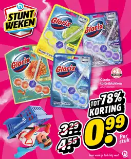 Hoogvliet Glorix toiletblokken aanbieding