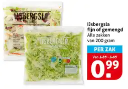 Hoogvliet IJsbergsla fijn of gemengd aanbieding