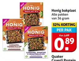 Hoogvliet Honig bakplaat aanbieding