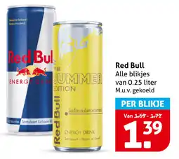 Hoogvliet Red Bul aanbieding