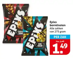 Hoogvliet Epixs borrelnoten aanbieding