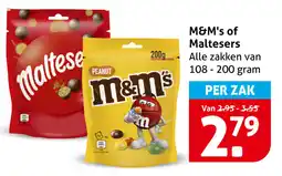Hoogvliet M&M's of Maltesers aanbieding