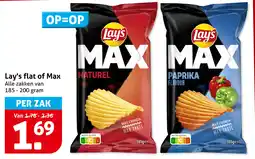 Hoogvliet Lay's flat of Max aanbieding