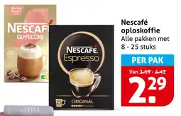 Hoogvliet Nescafé oploskoffie aanbieding