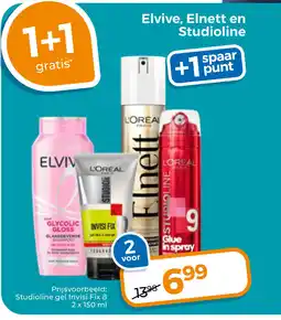 Trekpleister Elvive, Elnett en Studioline aanbieding