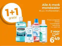 Trekpleister Alle A-merk mondwater aanbieding
