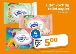 Trekpleister Edet vochtig toiletpapier aanbieding