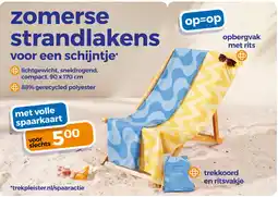 Trekpleister Zomerse strandlakens aanbieding