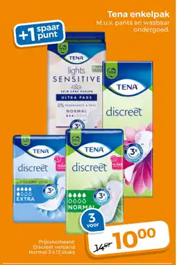Trekpleister Tena enkelpak aanbieding
