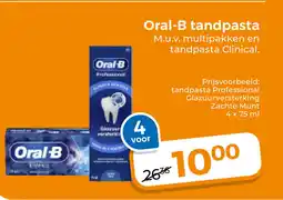 Trekpleister Oral-B tandpasta aanbieding