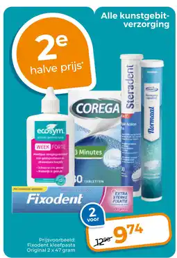Trekpleister Alle kunstgebit- verzorging aanbieding