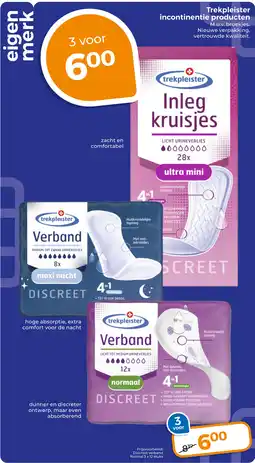 Trekpleister Trekpleister incontinentie producten aanbieding