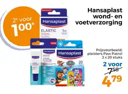 Trekpleister Hansaplast wond- en voetverzorging aanbieding
