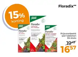 Trekpleister Floradix aanbieding