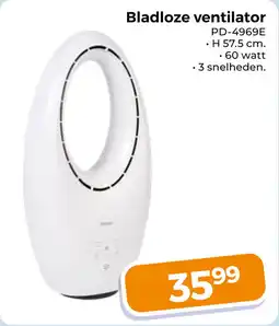 Trekpleister Bladloze ventilator aanbieding