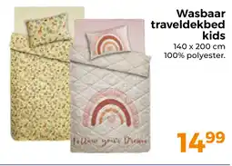 Trekpleister Wasbaar traveldekbed kids aanbieding