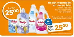 Trekpleister Robijn wasmiddel en -verzachter aanbieding