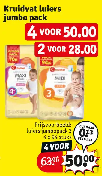 Kruidvat luiers jumbo pack